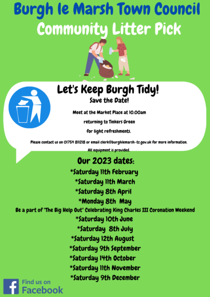 Litter Pick 2023 Dates